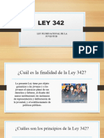 Ley 342 de Sociales