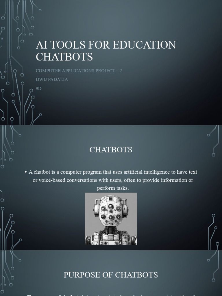 AI Tools For Education CPA Project 2 Updated | PDF | Educational ...