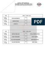 Jadwal Pertandingan Turnamen Futsal PKB Nafiri Bitung 2024