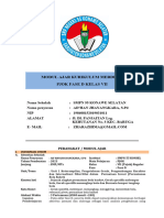 Modul Ajar Unit 1 Pertemuan 1-3 PJOK VII