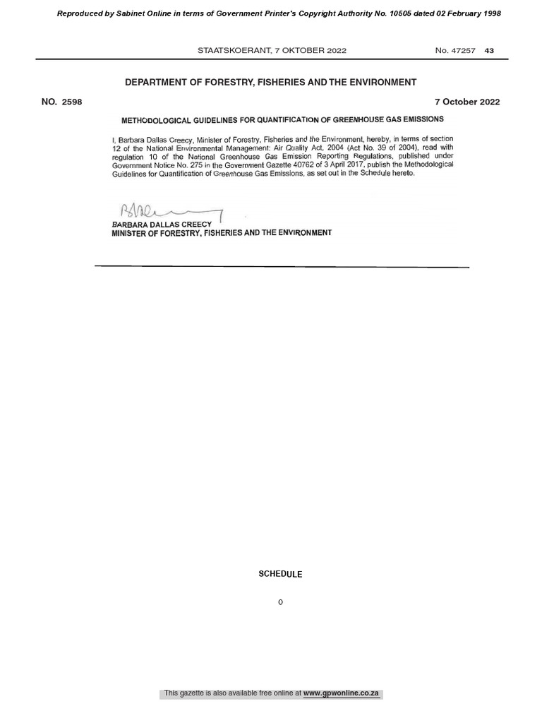 GHG Emission Reporting Guidelines | PDF | Greenhouse Gas | Emission ...