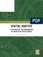 (Routledge Studies in Contemporary Philosophy) Alberto Romele - Digital Habitus. A Critique of The Imaginaries of Artificial Intelligence-Routledge. Taylor & Francis Group (2024)