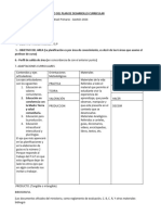 Formato Del Plan de Desarrollo Curricular