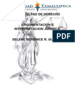 FACULTAD DE DERECHO Argumrntacion Juridica