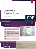 Leadership power and politics-G4