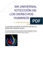 SISTEMA UNIVERSAL DE PROTECCIÓN DE LOS DERECHOS HUMANOS