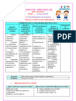 SESION  DIAGNOSTICA SESION MATEMÁTICA