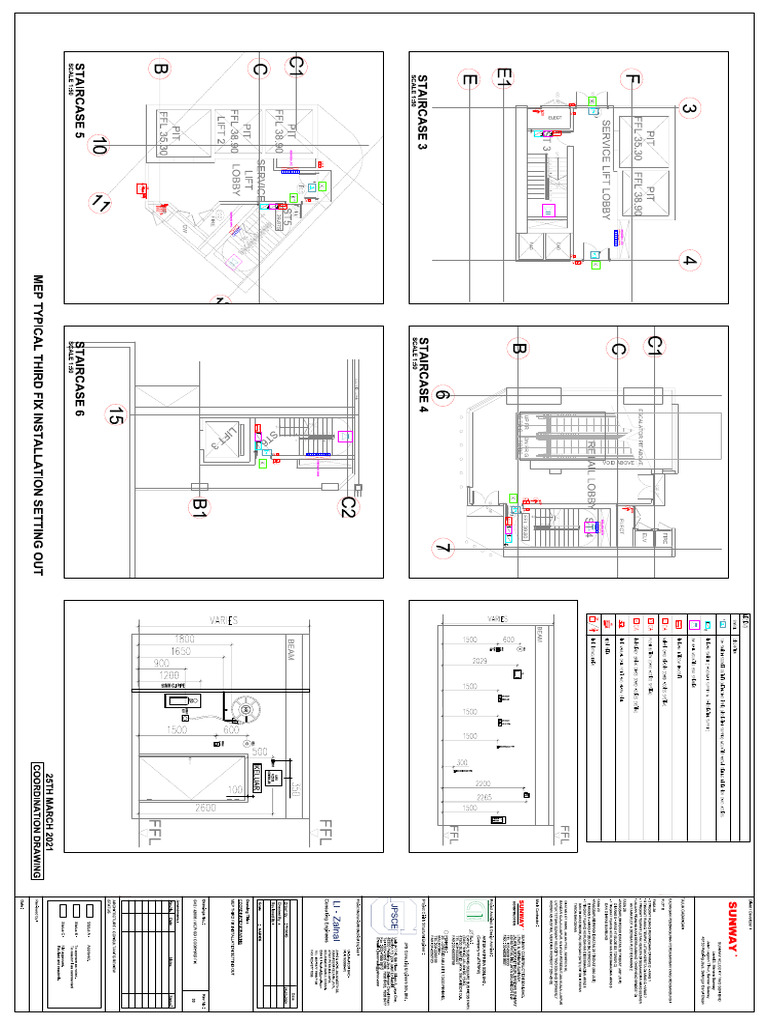 Mep Typical 3rd Fix Setting Out 20210325 | PDF