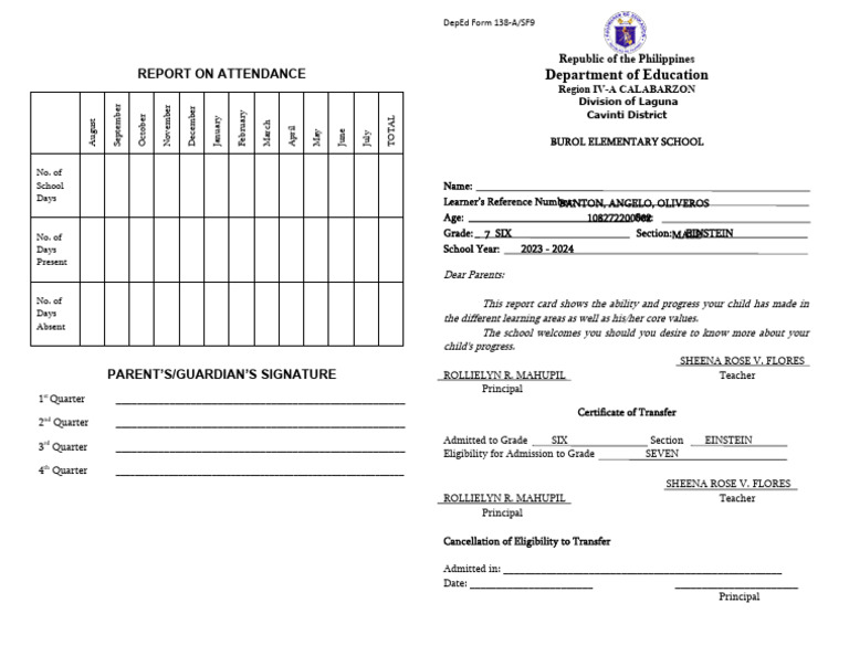Sf9 Gr6 Front | PDF