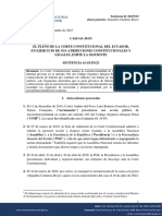 Sentencia 61-18-IN23 - Inconstitucionalidad PPL llantas lisas