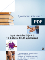 Ejercitacion Vitamina D 