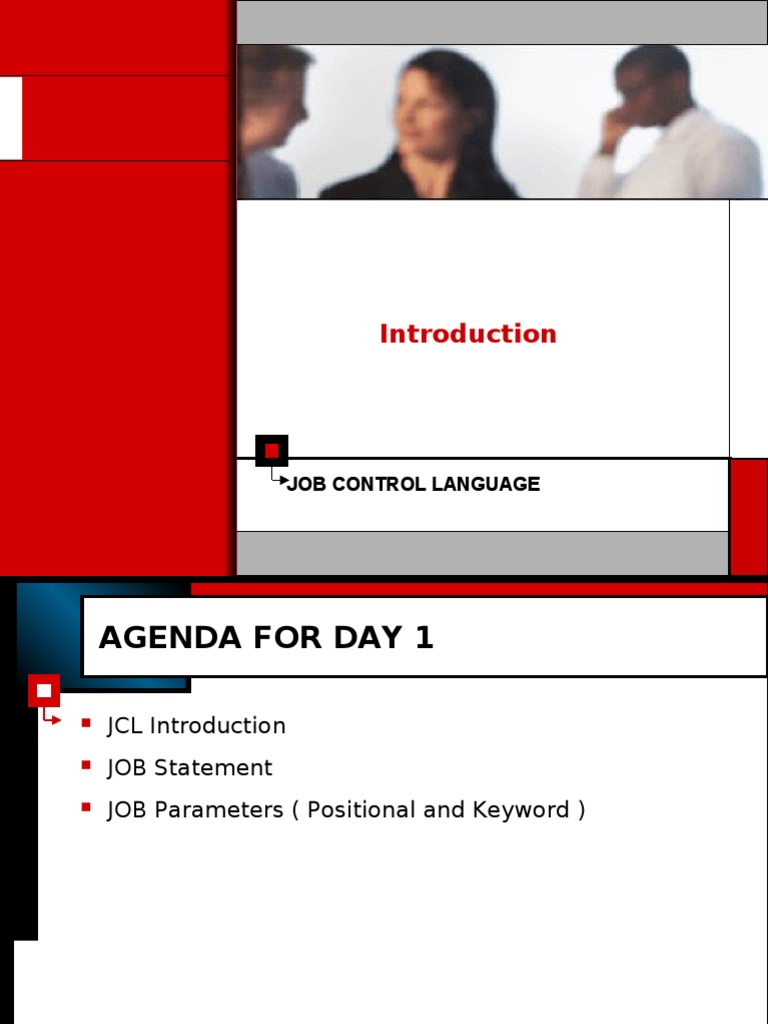 JCL Slides Day1 | PDF | Parameter (Computer Programming) | Computer ...