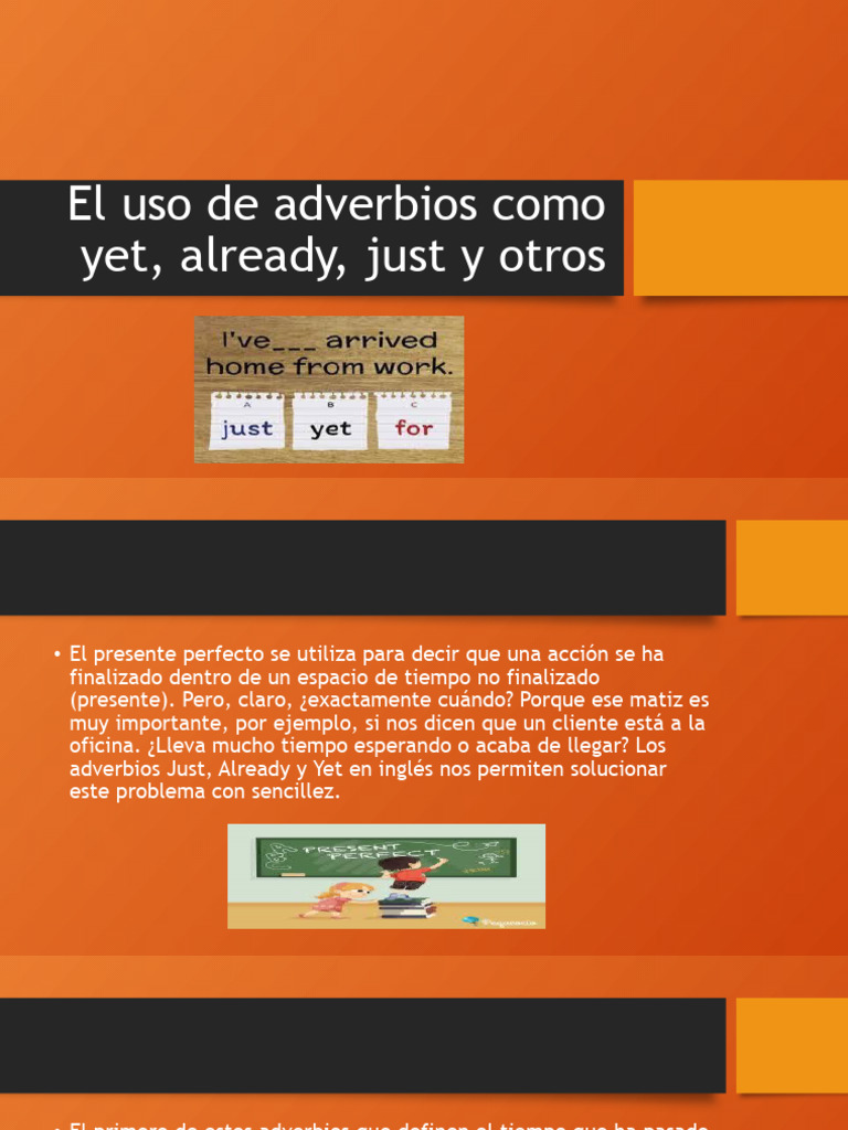 Uso de adverbios en presente perfecto | PDF
