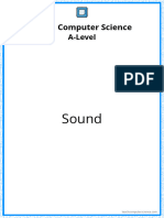 A-Level Answer Sheet - 31B Sound