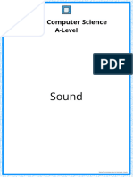 A-Level Revision Notes - 31B Sound