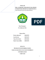 Makalah Mekanisme Kerja Antibiotik Tetrasiklin Menghambat Biosintesis Protein Dan Resistensinya