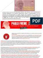 CAMPAÑA POR LA DEFENSA DEL LEGADO DE PAULO FREIRE