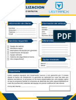 White Blue and Yellow Geometric Service Advisor Form A4 Document - 20231205 - 074656 - 0000