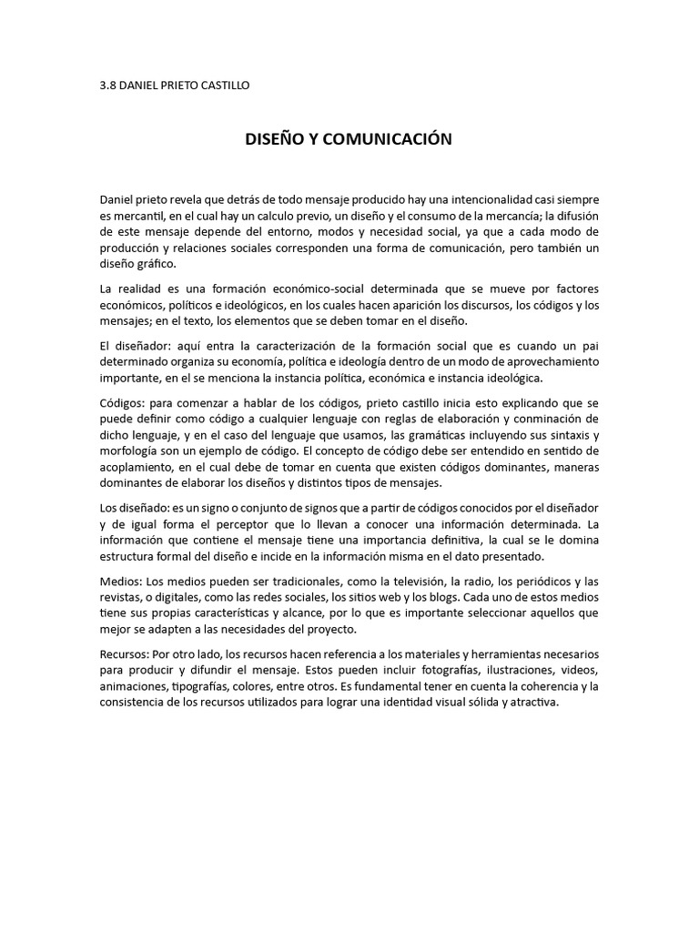 Daniel Prieto Castillo | PDF | Diseño | Ideologías