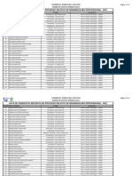 Lista de Candidatos Inscritos Processo Seletivo de Residencia Multiprofissional 2024