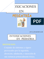 Intoxicaciónes Pediatriaa