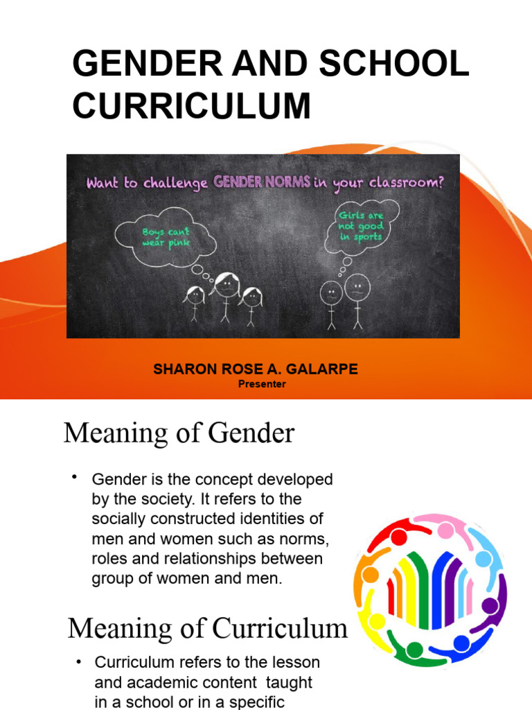 Gender and Health Education - Galarpe | PDF | Curriculum | Gender Studies