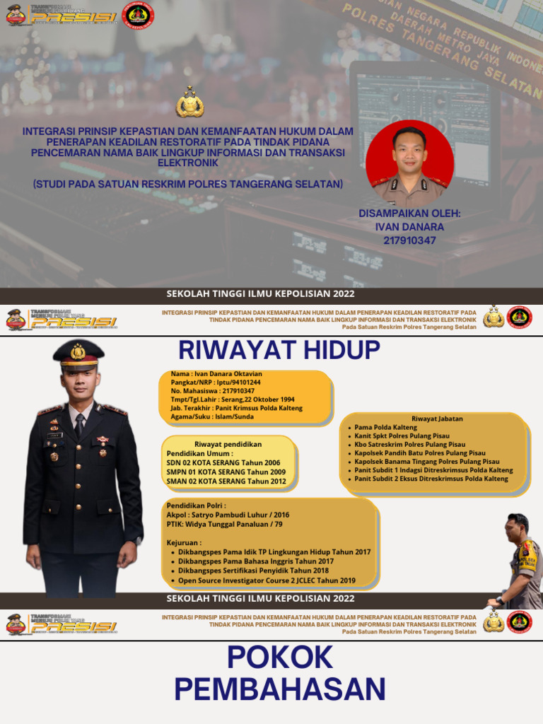 Sekolah Tinggi Ilmu Kepolisian 2022 | PDF