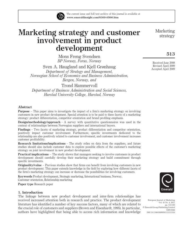 Marketing Strategy Pdf Marketing Strategy Marketing