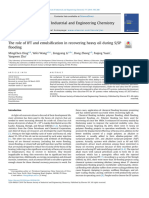 The role of IFT and emulsification in recovering heavy oil during S an or SP flooding