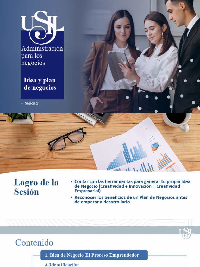 Semana 1 - Idea de Negocio y Plan de Negocios | PDF | Plan de negocios ...
