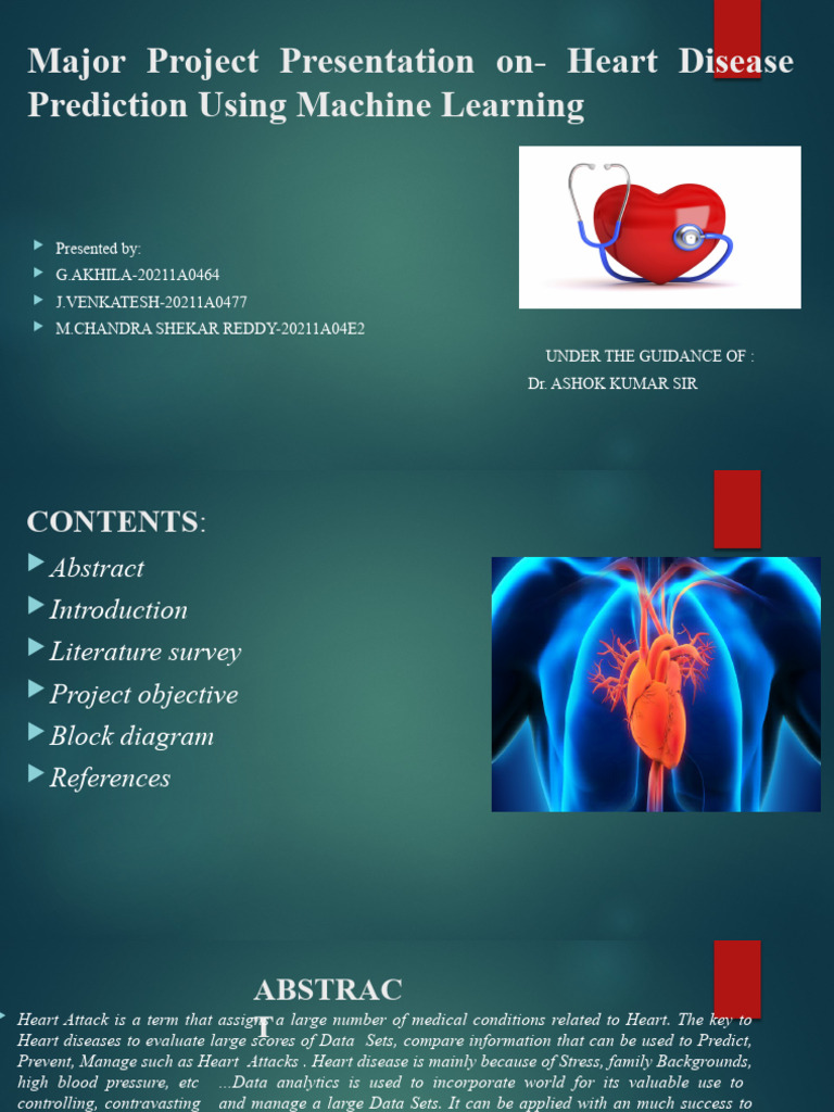 Heart Disease Prediction Using ML Techniques | PDF | Machine Learning ...