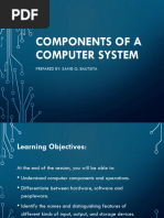 Unit 1.2 Components of A Computer System.