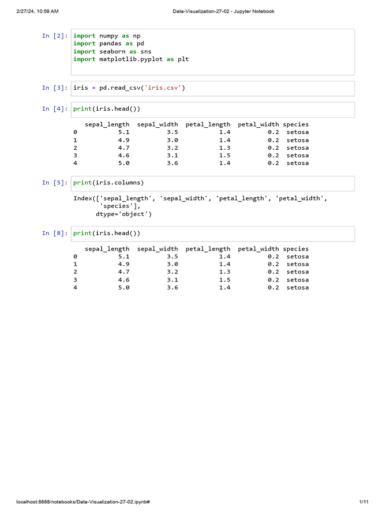 Data Visualization 27 02 | PDF | Computer Programming | Statistics
