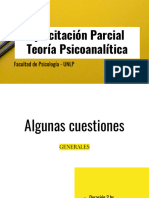 Ejercitación Parcial Teoría Psicoanalítica