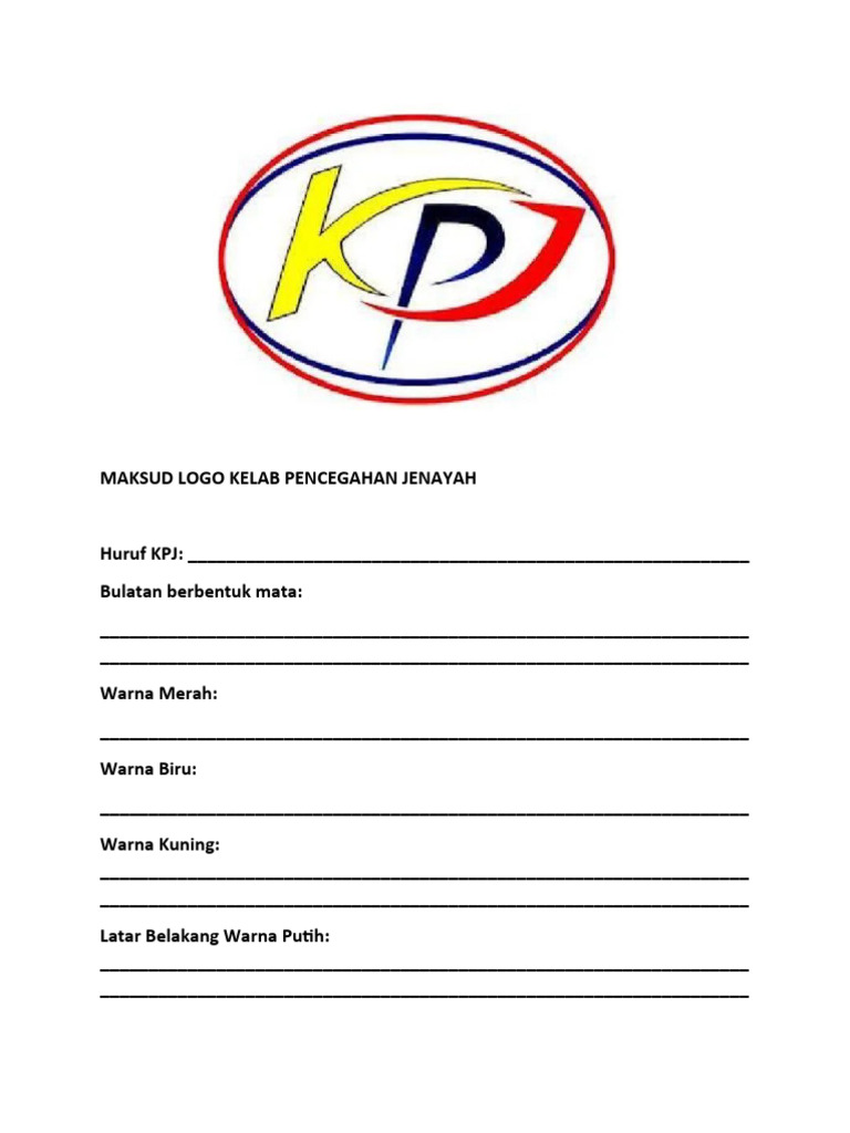MAKSUD LOGO KELAB PENCEGAHAN JENAYAH | PDF