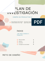 Plan Investigación