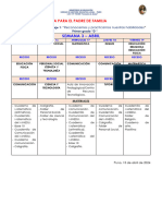 Ruta para El Padre de Familia Primero D