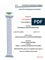 Qué Es La Estadística Descriptiva y Estadistica Inferencial