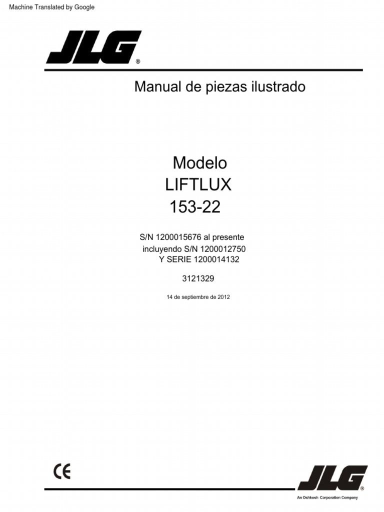 Manual De Piezas Liftlux 153 22 Pdf Tornillo Arandela Hardware 