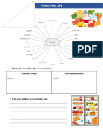 Unit 3 - Vocabulary & Grammar - Countable Nouns, How Much, How Many