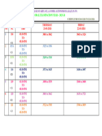 STD - XI English Orals Timetable Science