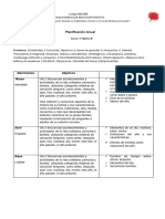 Planificación Anual 1° B