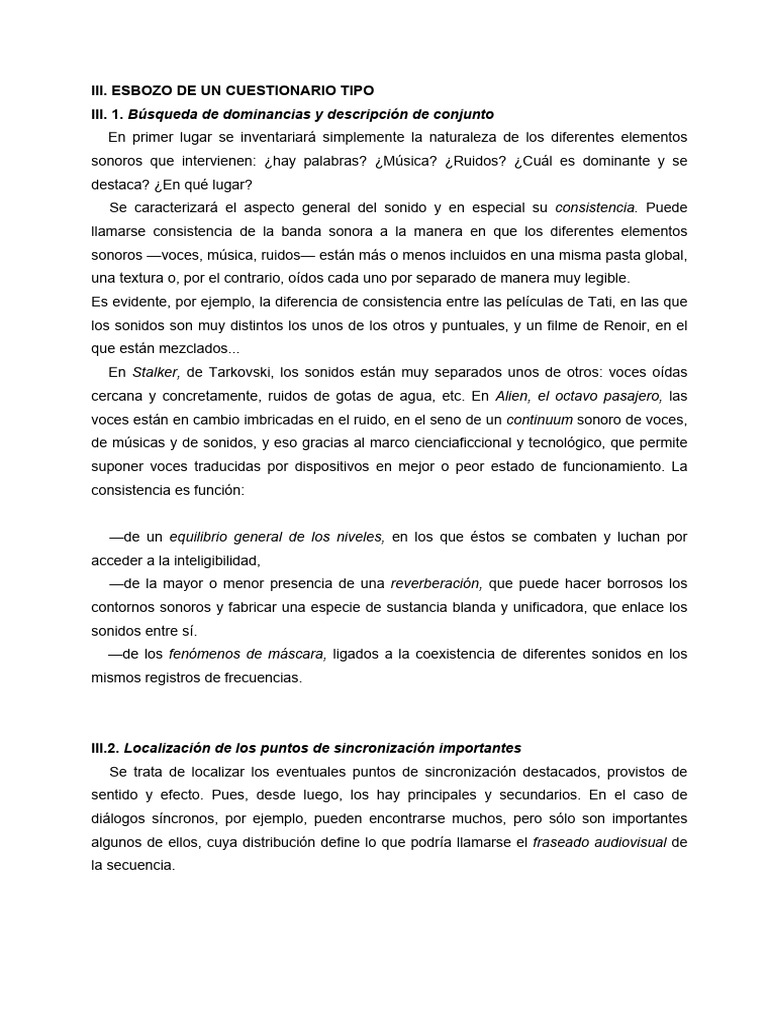 Cap 10 La Audiovisi n M Chion Descargar Gratis PDF Sonido Agua