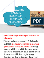 3.2.2 Perlawanan Bangsa Indonesia Terhadap Penjajahan Voc.