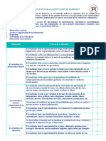 Lista de Cotejo para La Detección de Barreras