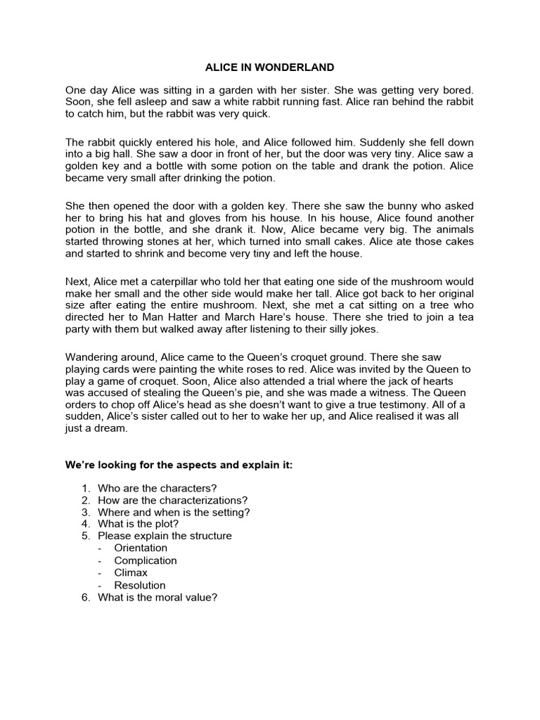 Soal Essay Narrative Text Kelas 10