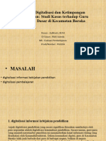 Jurnal Digitalisasi Dan Ketimpangan Pendidikan