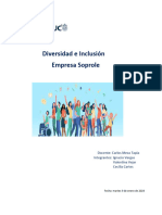 Diversidad e Inclusión Empresa Soprole