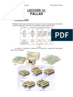 Analisis Geologico Estructual - Leccion 14 - Fallas