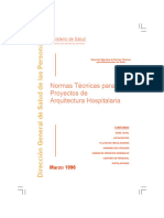 Norma Proyectos Hospitalarios (Medidas Consultorios)